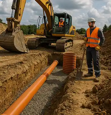 Kanalbau, Hausanschlüsse, Entwässerung und Leitungsbau in Thüringen